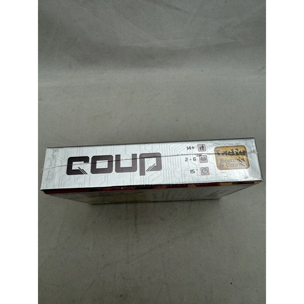 Coup The Dystopian Universe Strategy Card Game Indie Boards Cards Rikki Tahta